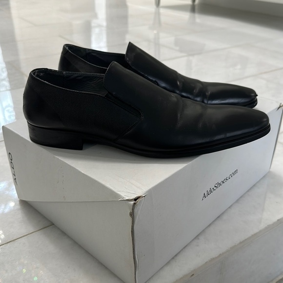 Men’s Black Aldo Loafers Size 12 - Picture 1 of 9